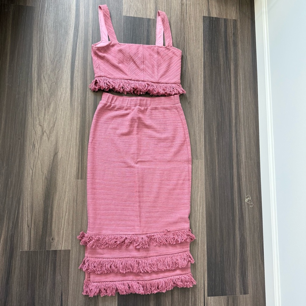 SAYLOR Dusty Rose Knit Top